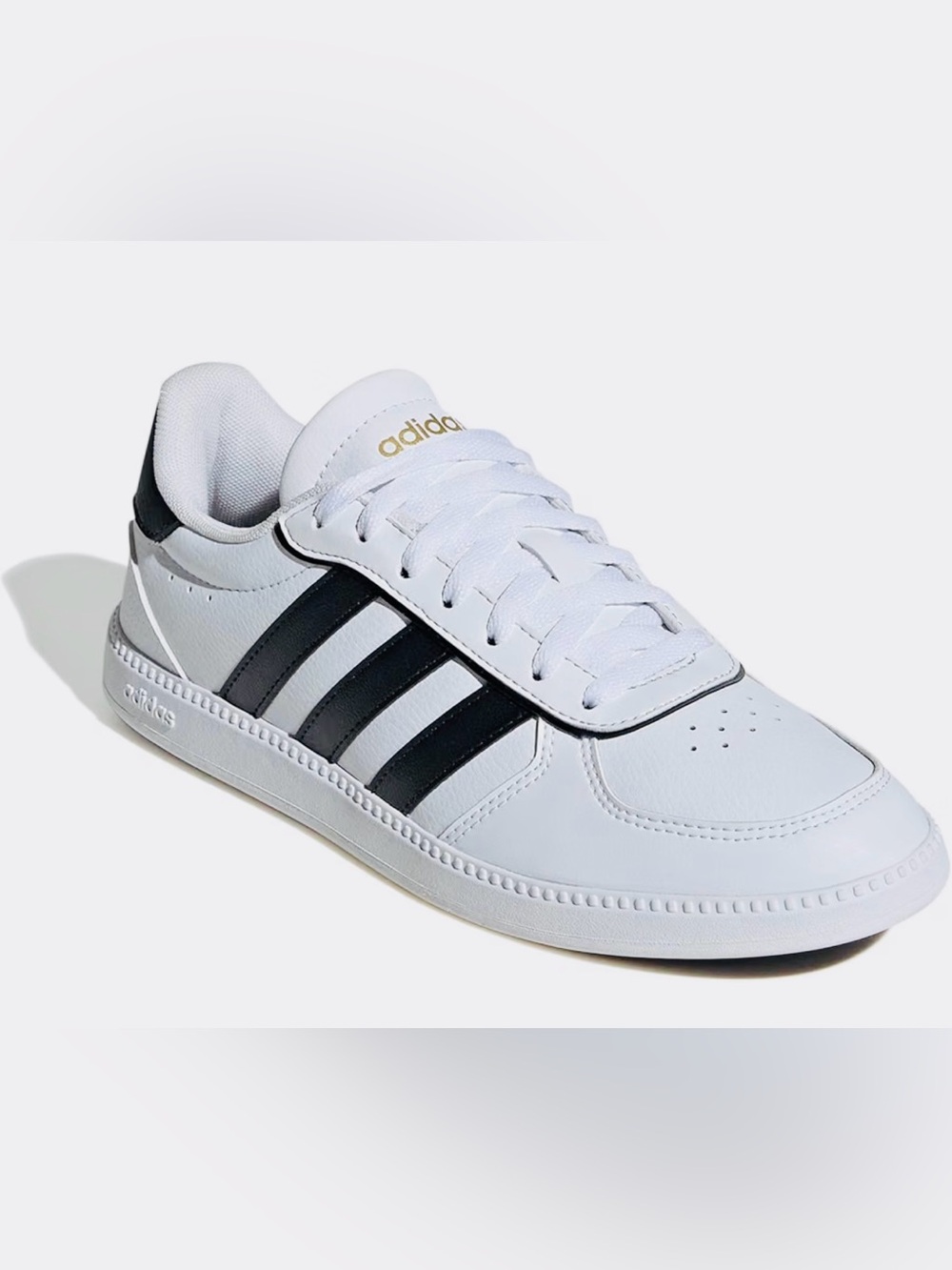 Adidas Breaknet White and Black Court Low-Top Sneakers Size 9